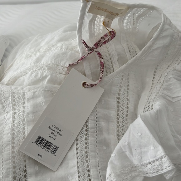 LoveShackFancy Natasha Flounce Tiered Dress NWT - Picture 3 of 3